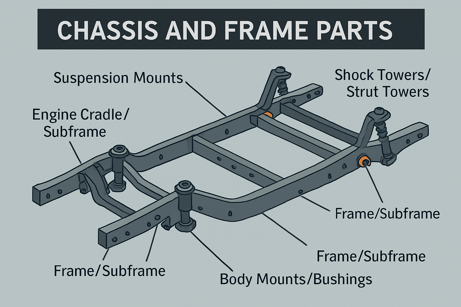 Understanding Chassis and Frame Parts: Backbone of Every Vehicle