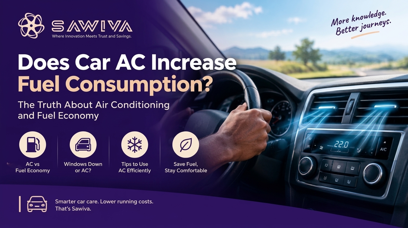 Does car AC use more fuel? Learn how air conditioning affects fuel consumption, whether driving with windows down saves fuel, and how to use your AC efficiently.